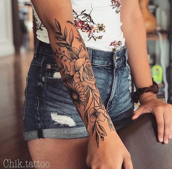Stunning Half Sleeve Tattoo design ideas for women - Glam Vapours