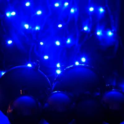 Blue led lights