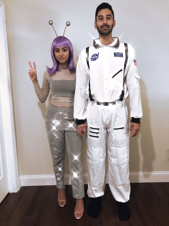 alien and astronaut costume for couple