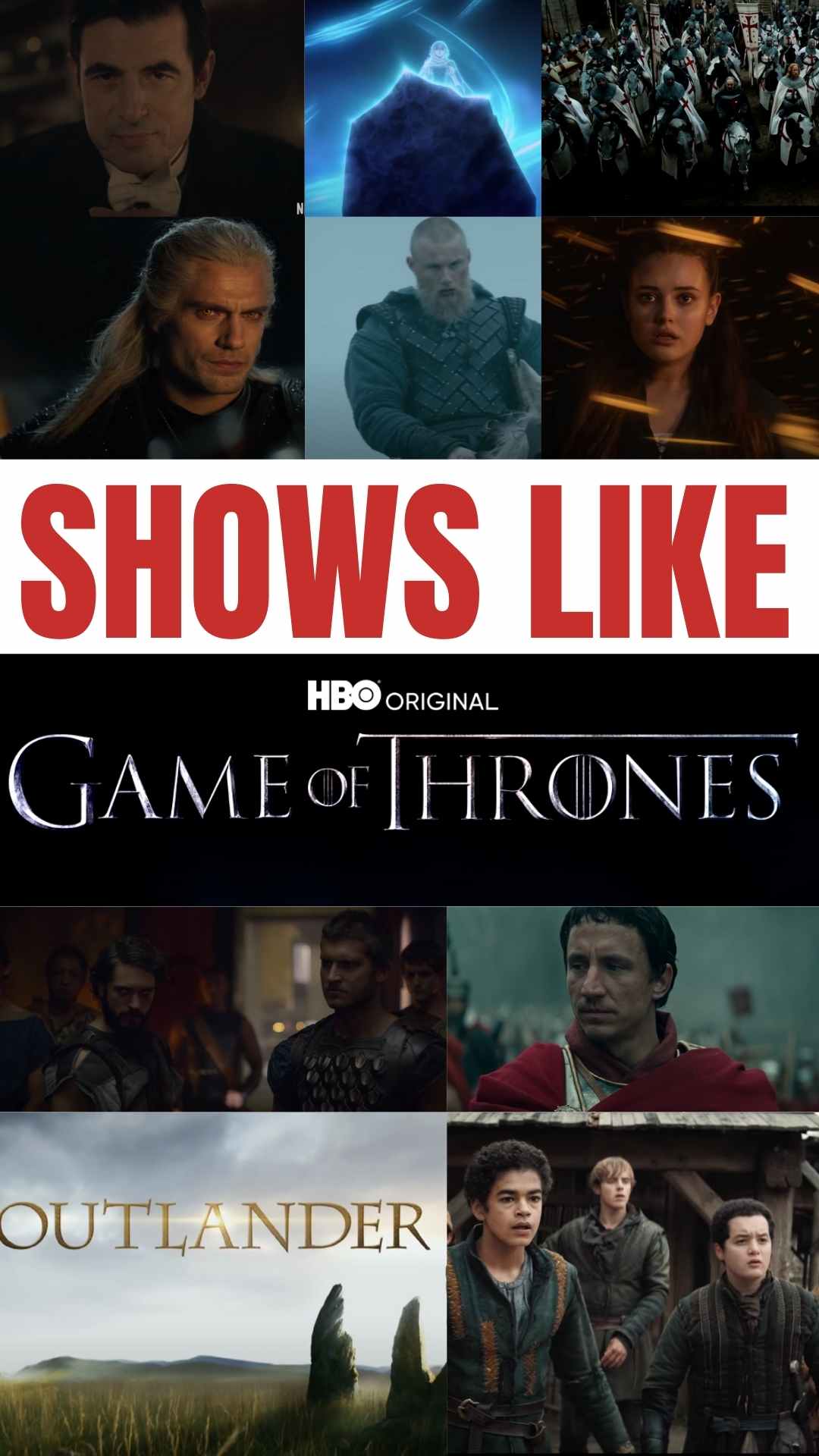 Shows like Game of Thrones 